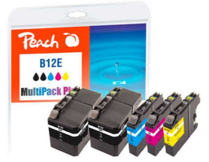 Peach 320065 ink cartridge Compatible Black, Cyan, Magenta, Yellow