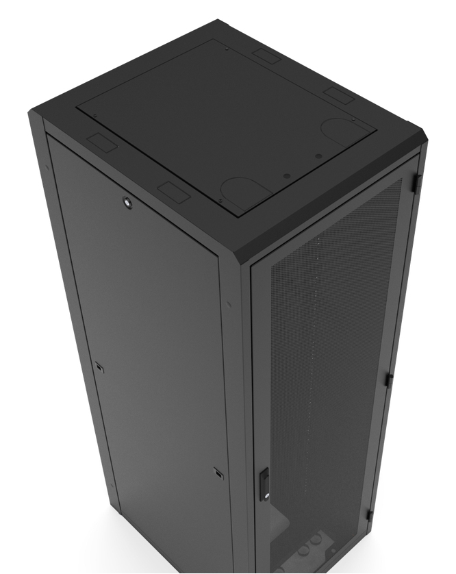Vertiv GL840E-2932-B-SQM6MS rack cabinet 44U Freestanding rack Black – image 3