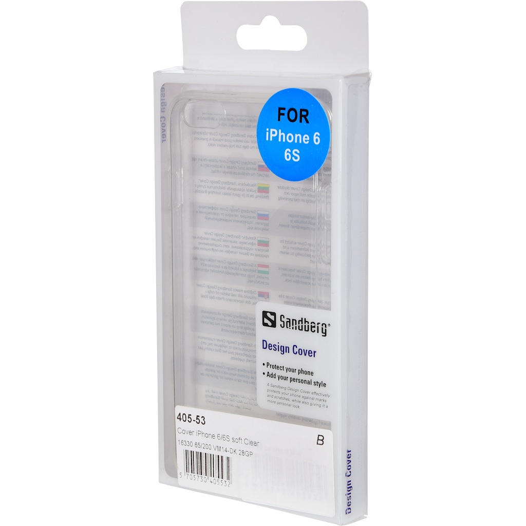 Sandberg Cover iPhone 6/6S soft Clear – image 2