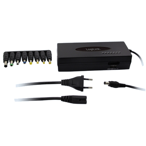 LogiLink PA0022 mobile device charger Laptop Black AC Indoor – image 1