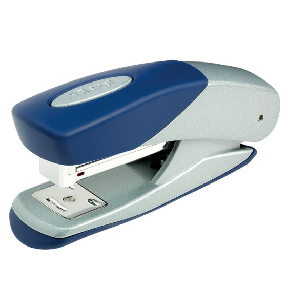 Rexel Grapadora Matador media carga plateada/azul