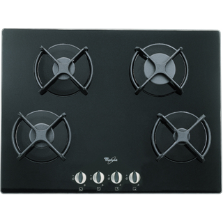 Whirlpool AKM430NB hob Black Built-in Gas 4 zone(s)