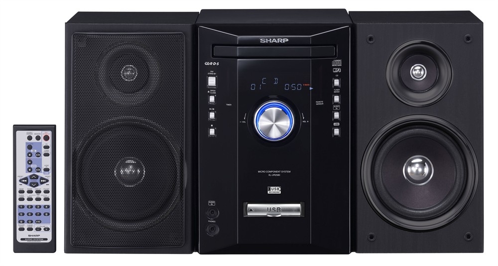 Sharp XL-UR2580H CD player Black HiFi CD player