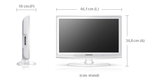 Samsung LE19C451E2W 48.3 cm (19") HD White – image 7
