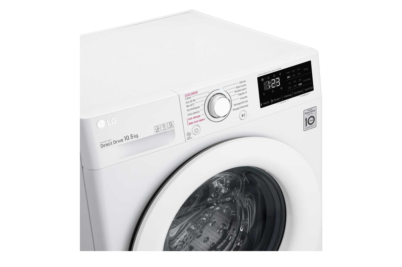 LG F14V33WHS washing machine Front-load – image 7
