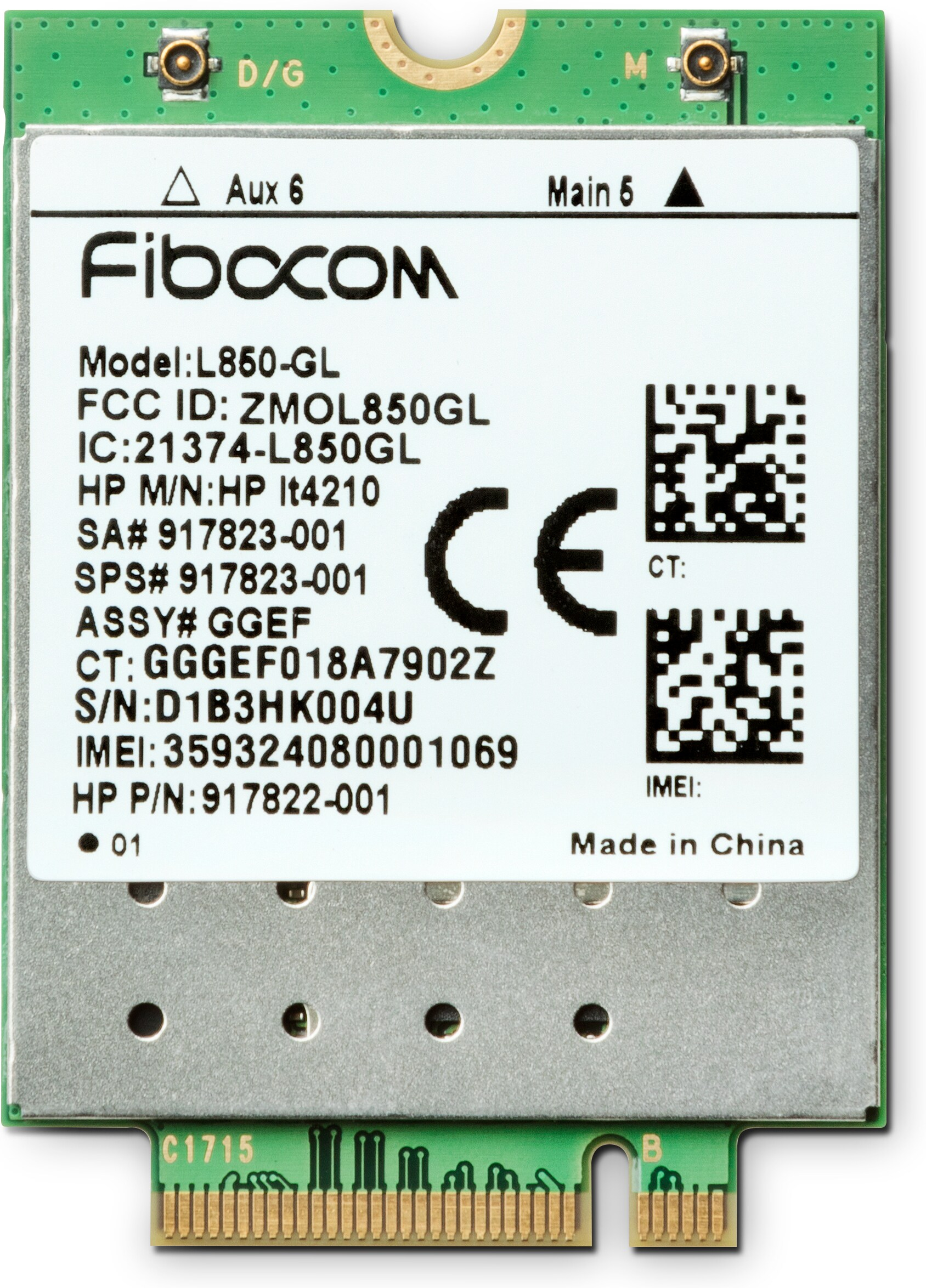 HP XMMT 7360 LTE WWAN U.S. - English localization