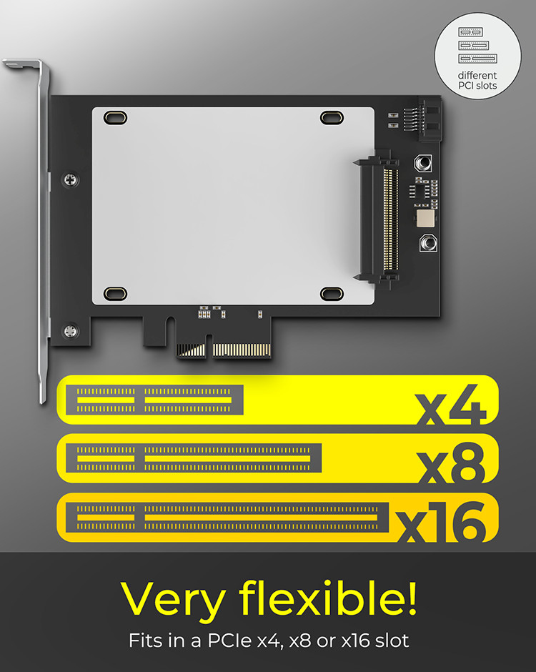 ICY BOX IB-PCI2017-U2 interface cards/adapter Internal U.2 – image 5