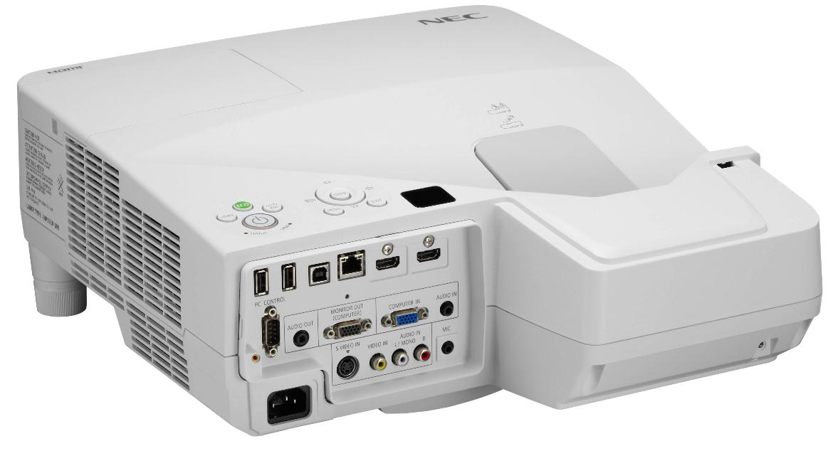 NEC UM280W Ultra short throw projector 2800 ANSI lumens LCD WXGA (1280x800) White – image 3