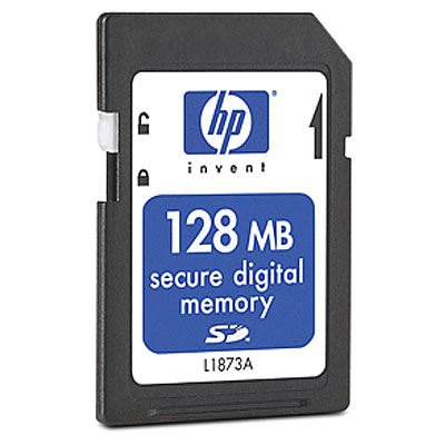 HP Photosmart 128 MB SD Card