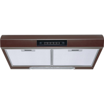 AEG DU4161-D cooker hood Semi built-in (pull out) Brown 210 m³/h