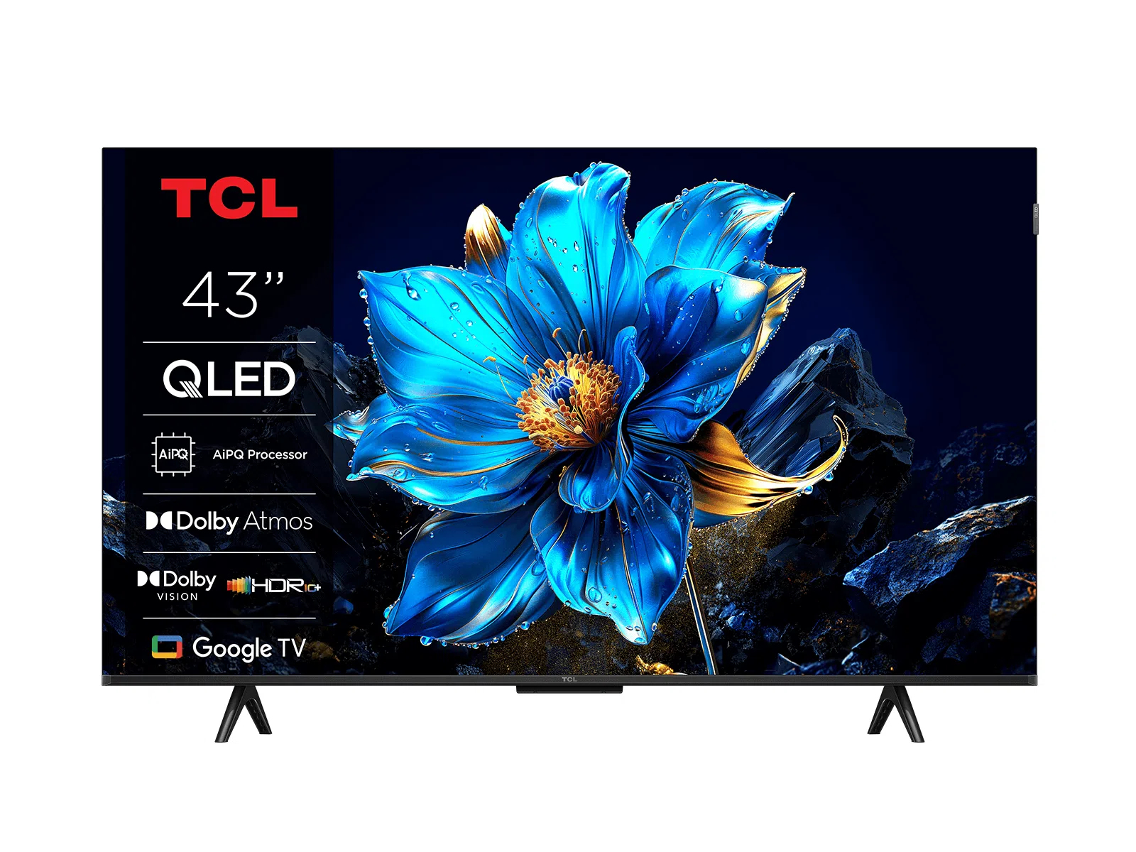 TCL 43T69C TV QLED 43 (109 cm) 4K UHD 3840x2160 HDR10 Android TV 3xHDMI 2.1 WiFi — photo 1
