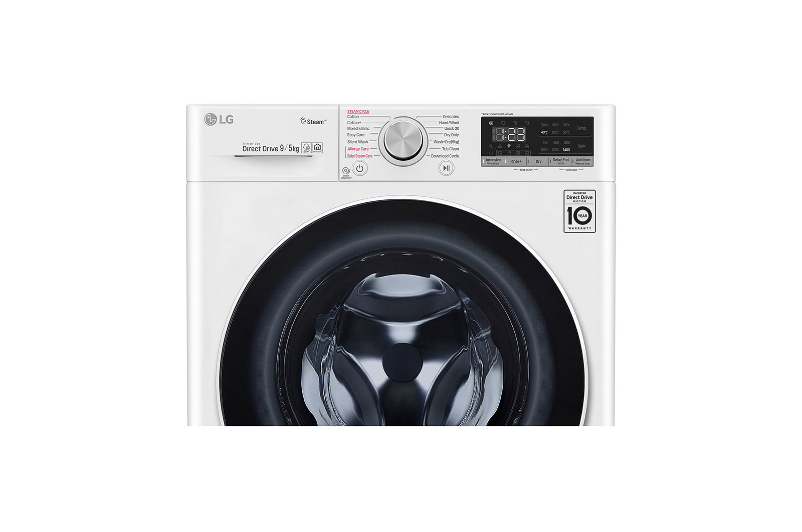 LG F4R5VGW0W.ABWPLTK washer dryer Freestanding Front-load White – image 6
