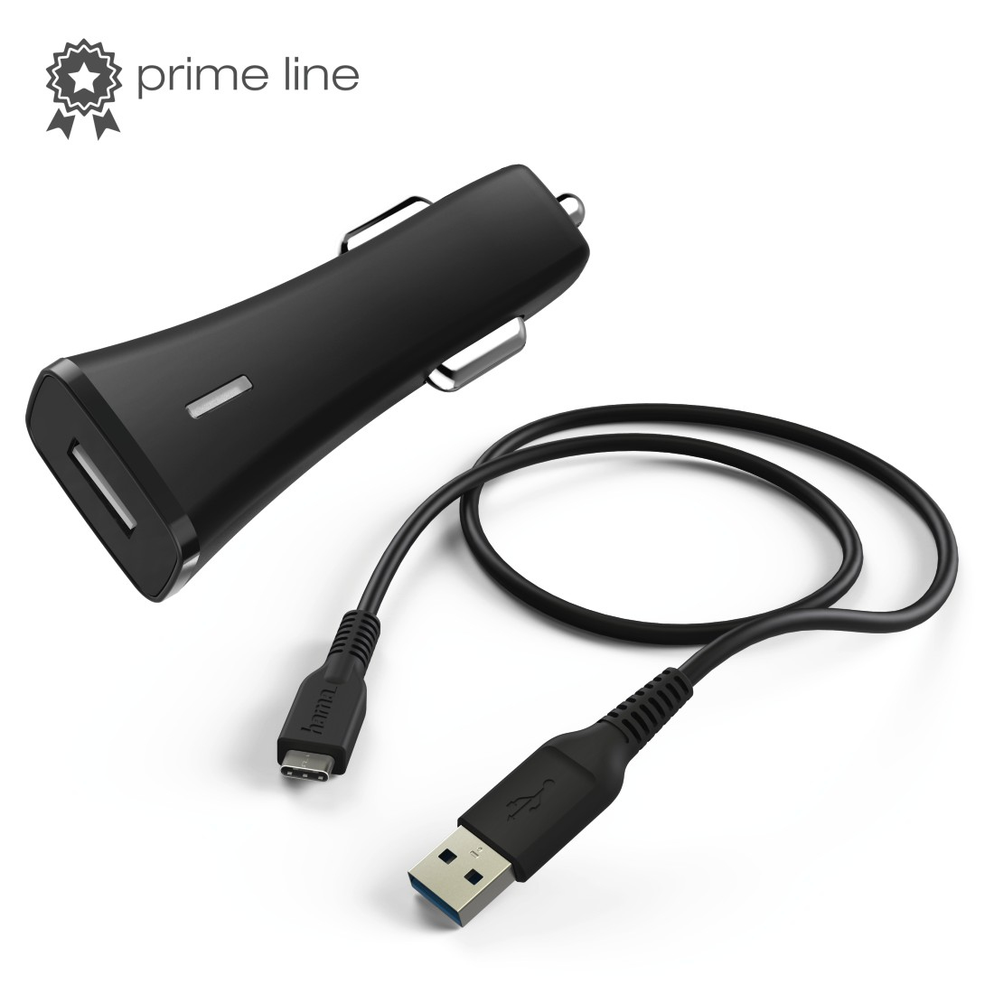 Hama Car Charger 12-24V USB-C Black – image 1