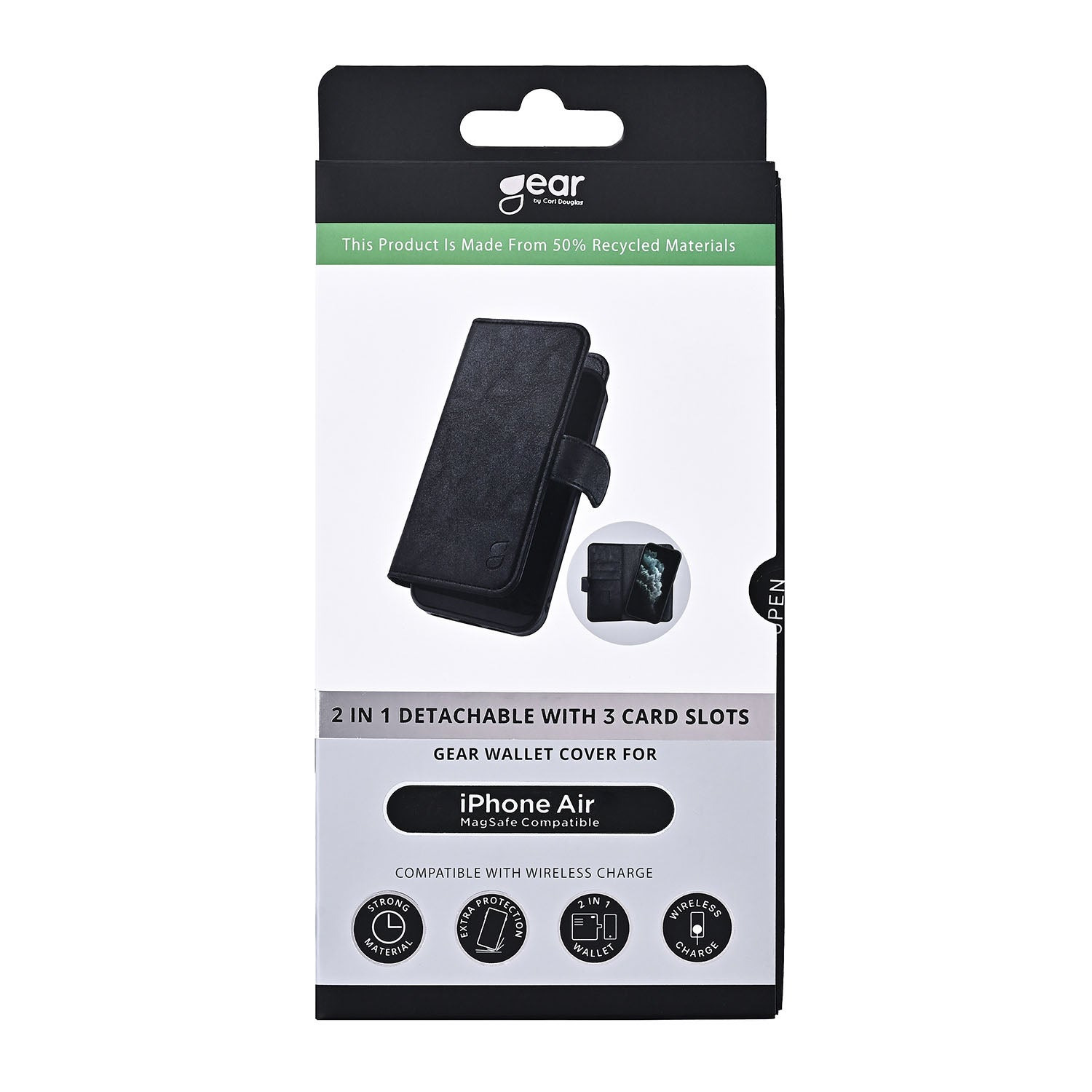 Gear Wallet Case 2-in-1 MagSerie Black - iPhone Air – image 2