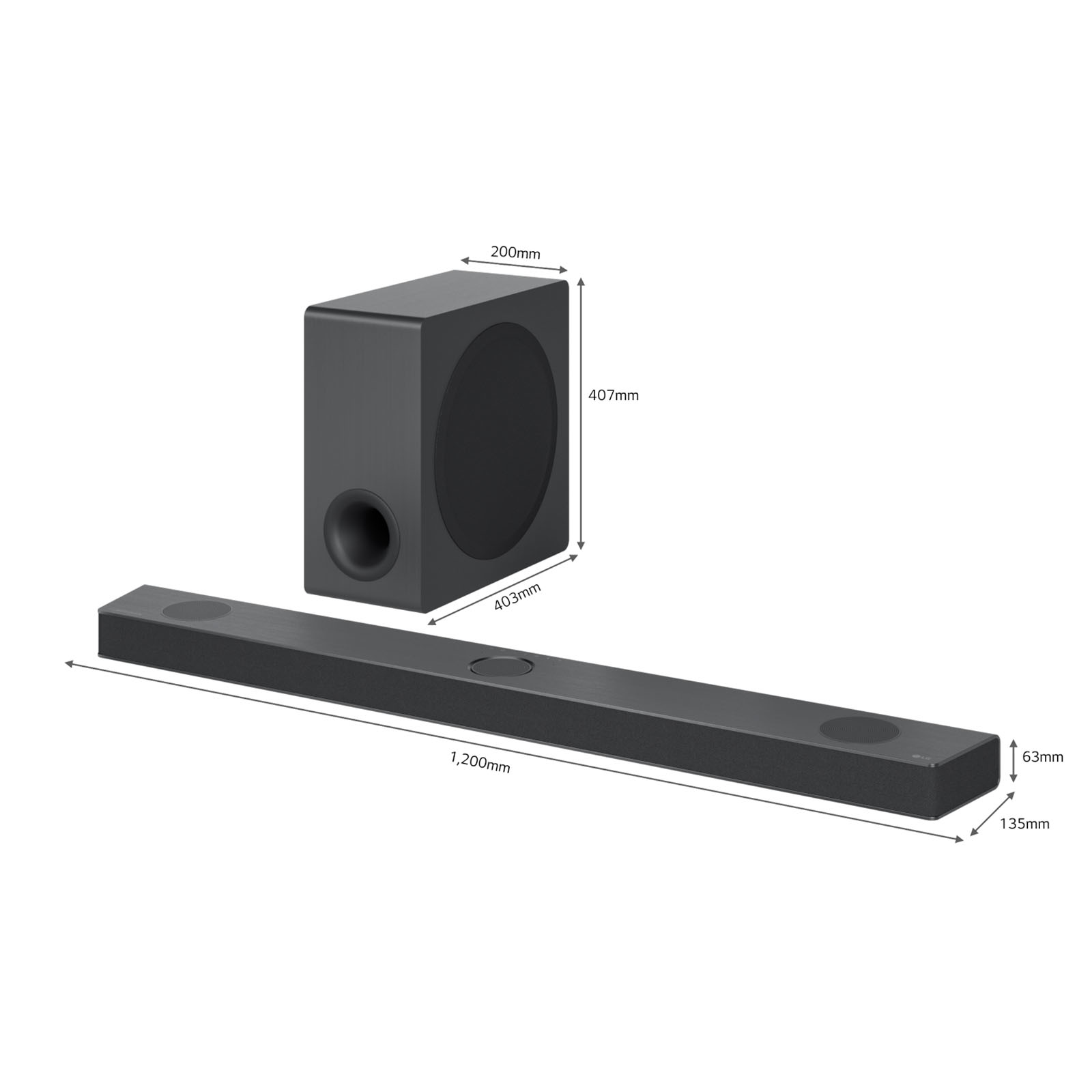 LG S90QY Silver 5.1.3 channels – image 3