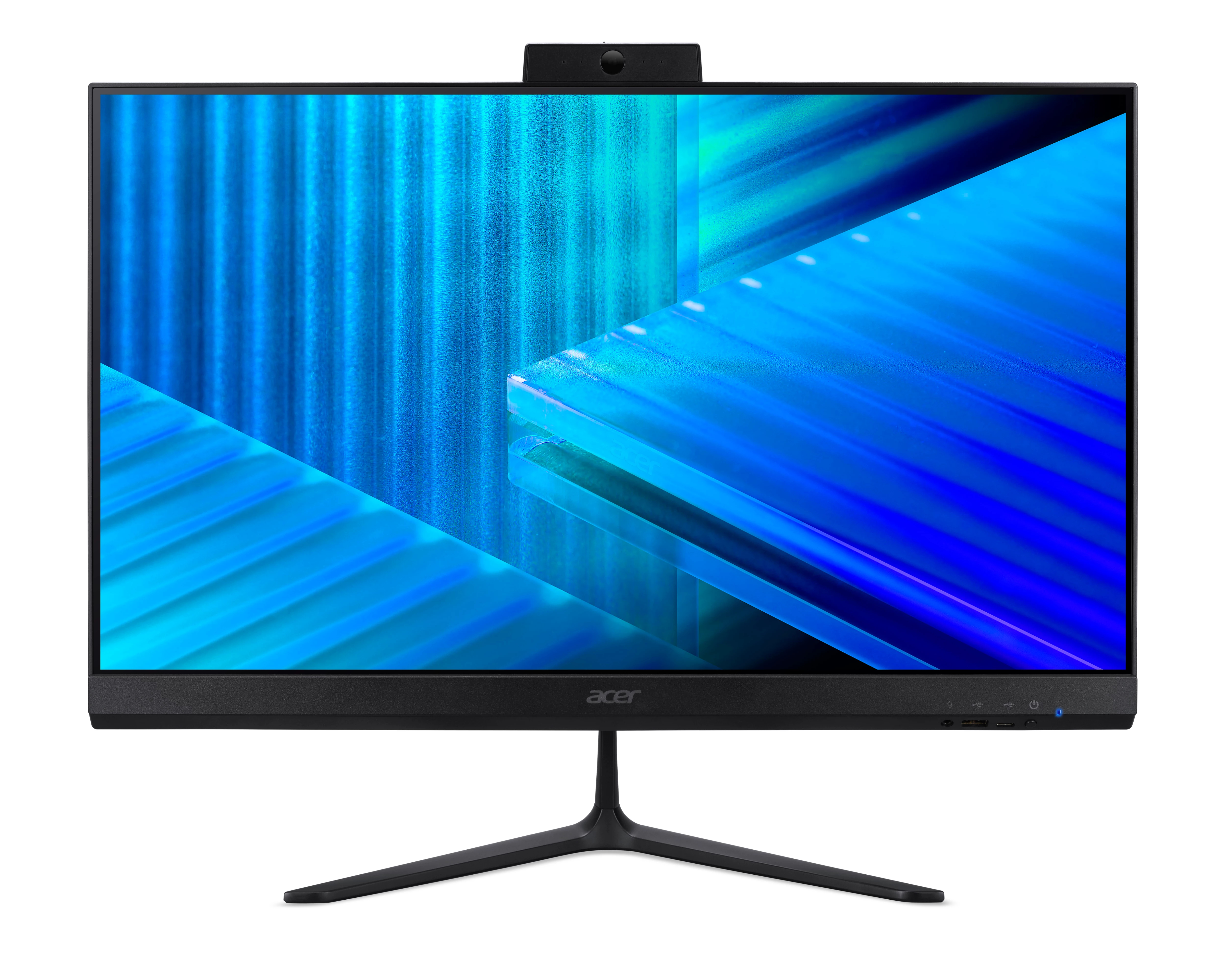 Acer Veriton VZ2415G Intel Core 5 120U 60.5 cm (23.8″) 1920 x 1080 pixels All-in-One PC 8 GB DDR5-SDRAM 512 GB SSD Windows 11 Pro Wi-Fi 6 (802.11ax) Black image 1