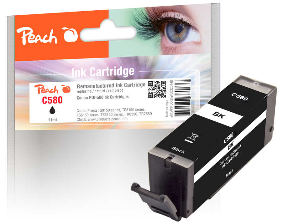 Peach 320440 ink cartridge 1 pc(s) Compatible Standard Yield Black