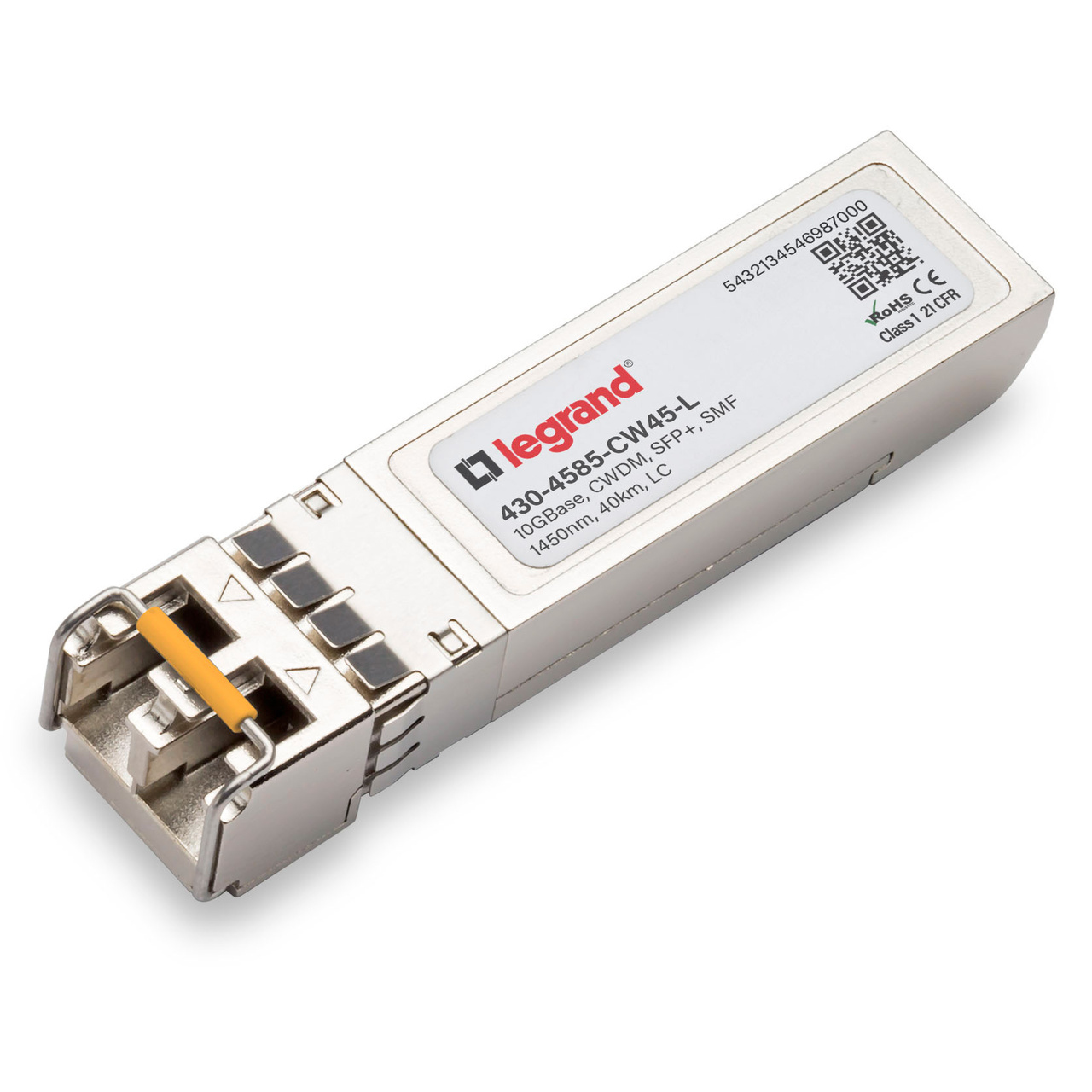 Legrand 430-4585-CW45-L network transceiver module Fiber optic 10000 Mbit/s SFP+ 1450 nm