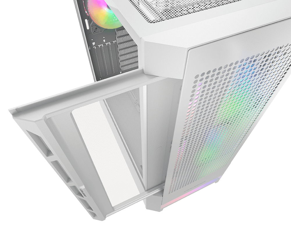 COUGAR Midi Tower Case Airface, ARGB, White – image 6