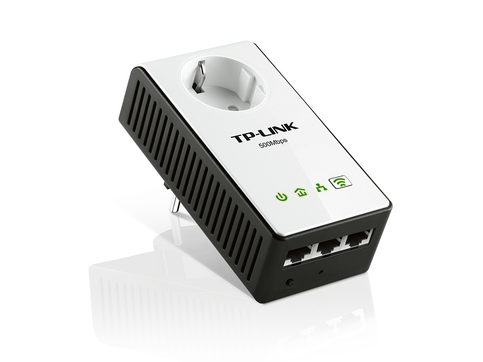 TP-Link TL-WPA4230P PowerLine network adapter Ethernet LAN Wi-Fi Black, White 1 pc(s)