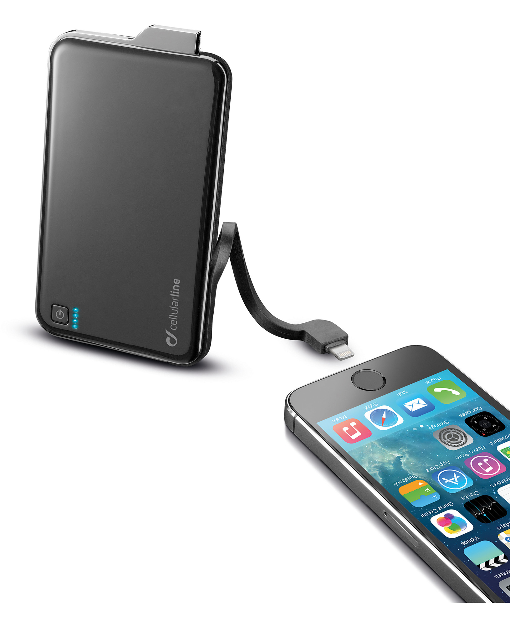 Cellularline Freepower Slim 5000 with Cable - Lightning - Apple