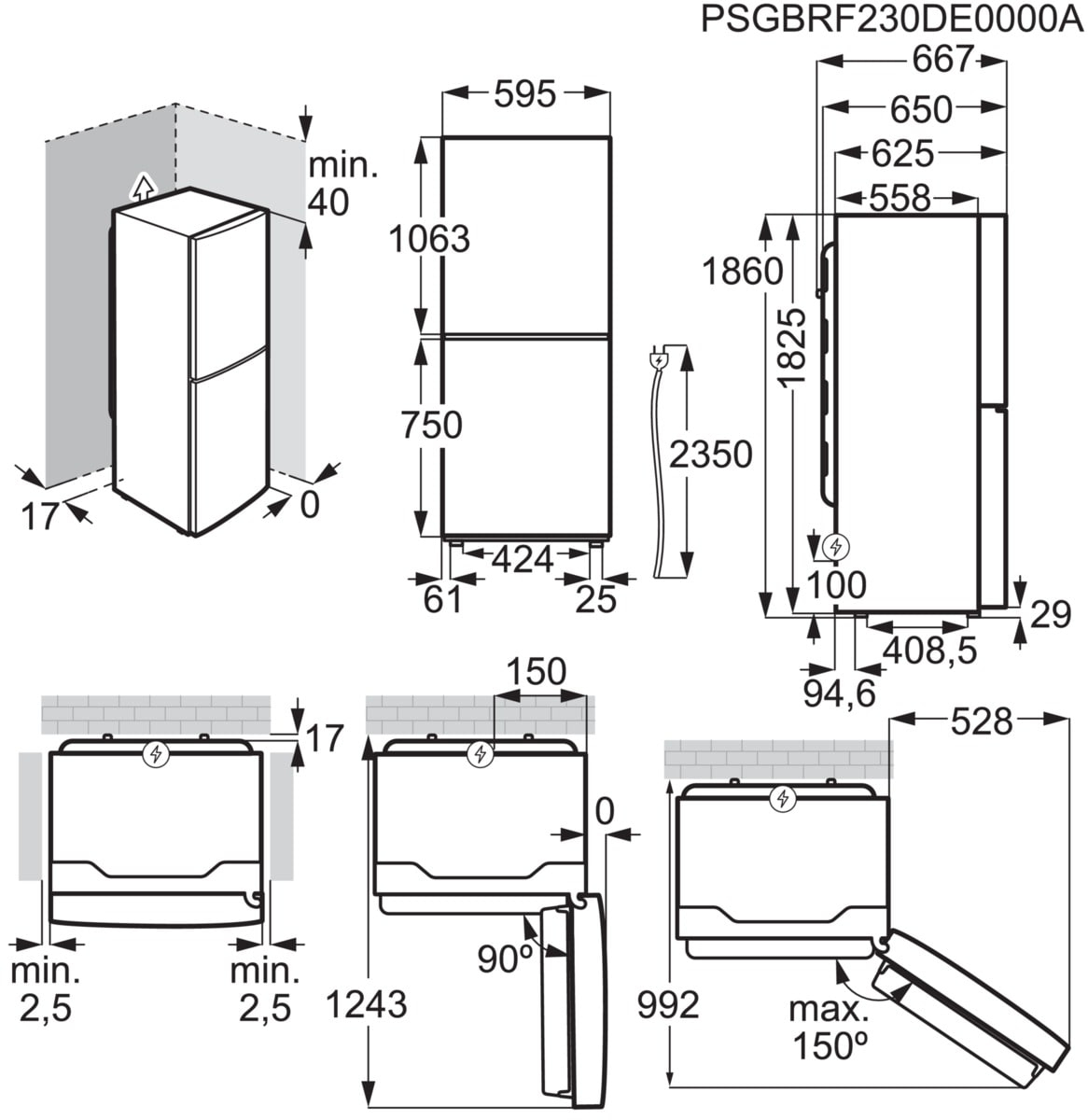 AEG Series 6000 RCB632E9MW Freestanding – image 9