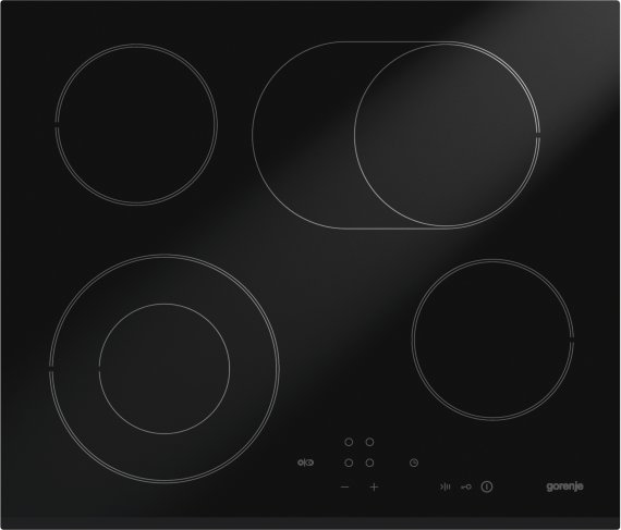Gorenje ECT620CSC hob Black Built-in Ceramic hob 4 zone(s)