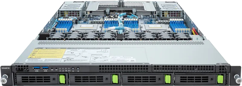 GIGABYTE R183-Z90-AAV1 LGA 6096 Rack (1U) Black, Steel – image 2