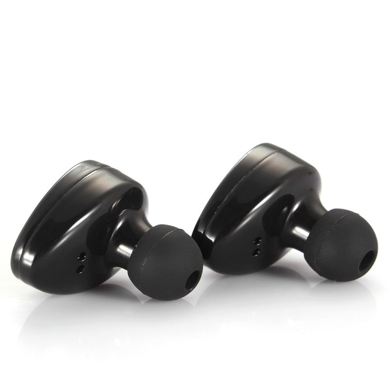 CoolBox COO-AUBPO2-BK headphones/headset Wireless In-ear Calls/Music Bluetooth Black