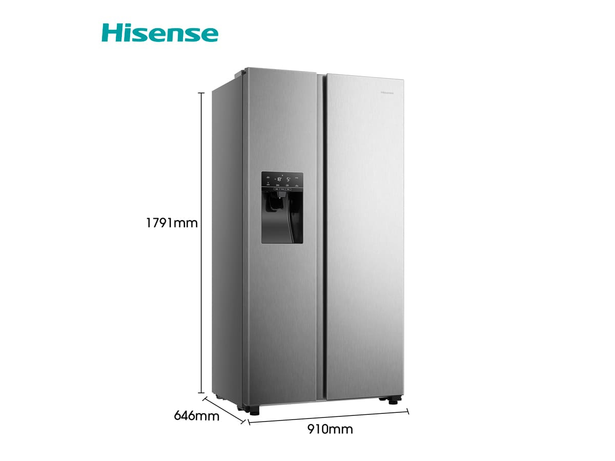 Hisense RS650N4AC2 side-by-side refrigerator Freestanding – image 7