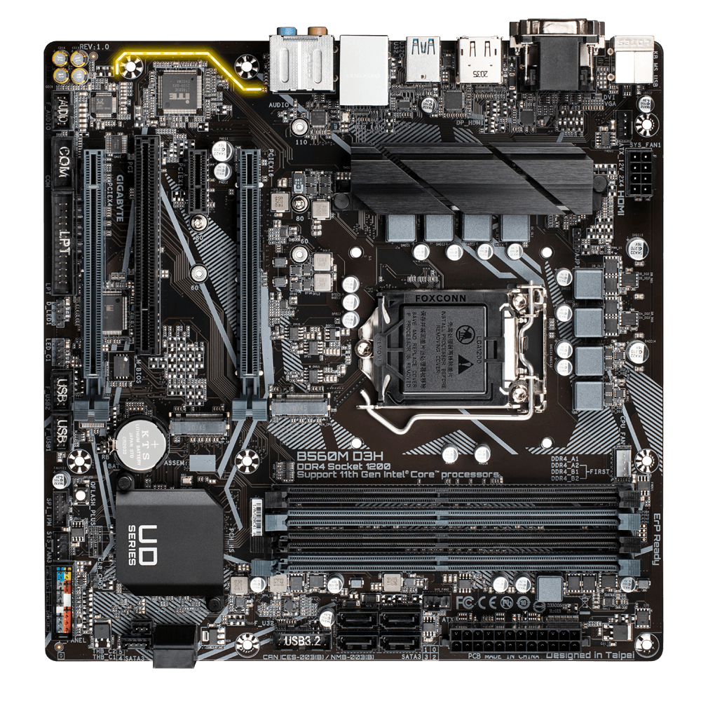 GIGABYTE B560M D3H – image 2