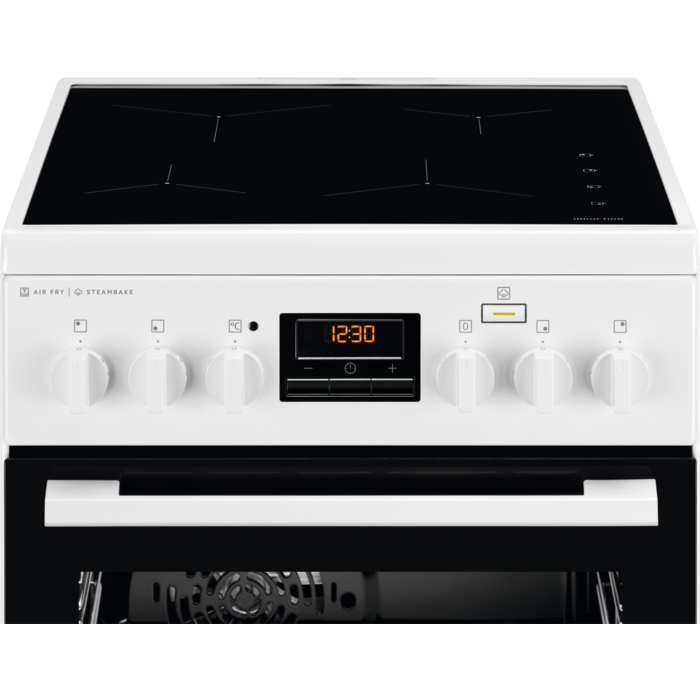 Electrolux LKI564202W Freestanding cooker Electric Ceramic hob White – image 2