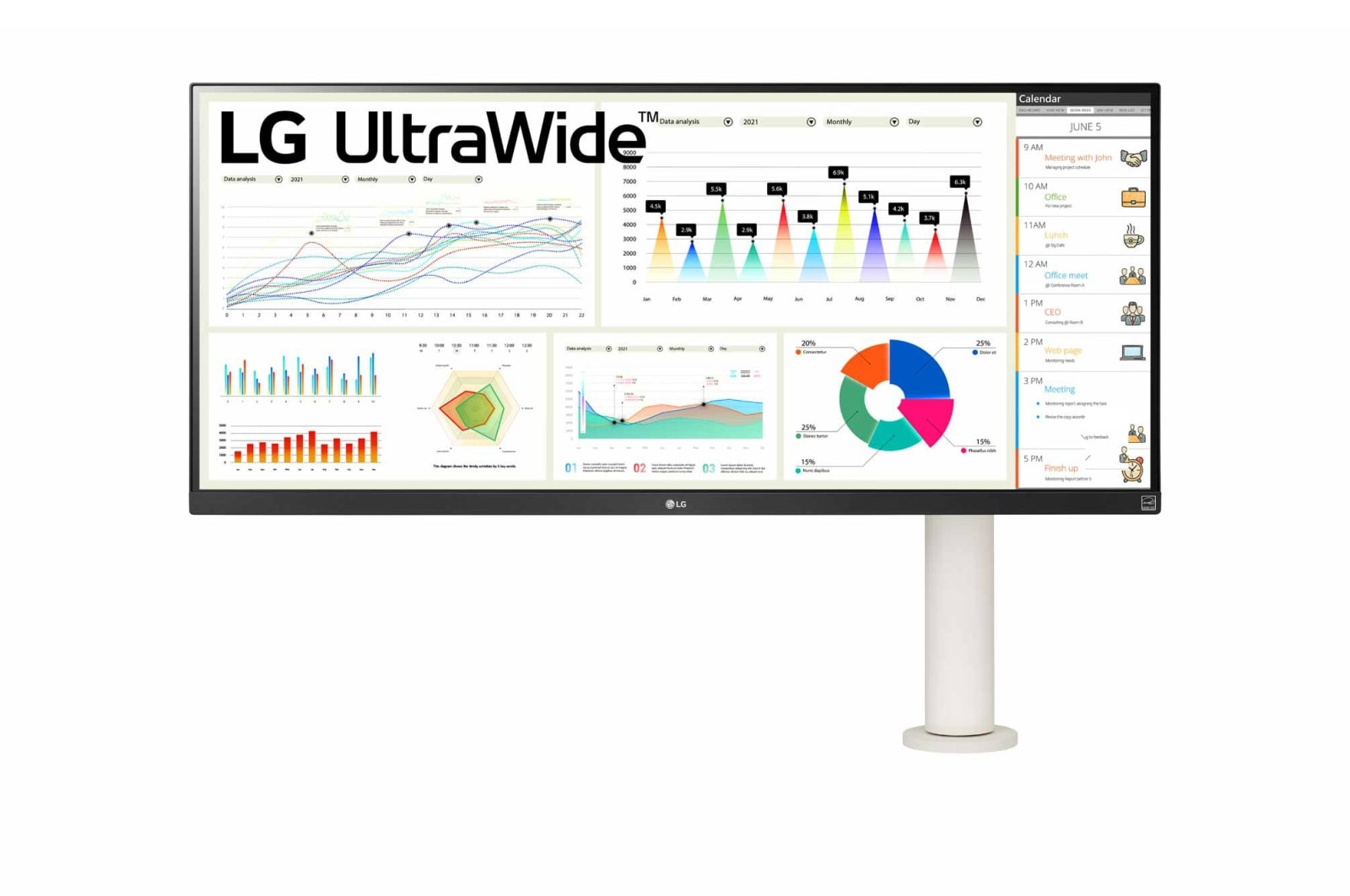 LG 34WQ680-W computer monitor – image 1