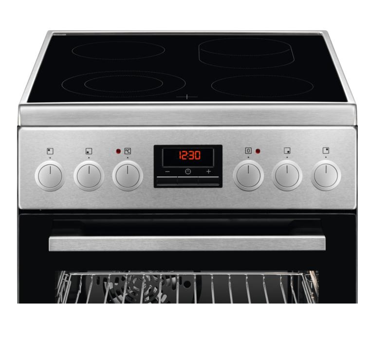 AEG CCB54482BM Freestanding cooker Electric Ceramic hob Black, Stainless steel – image 2