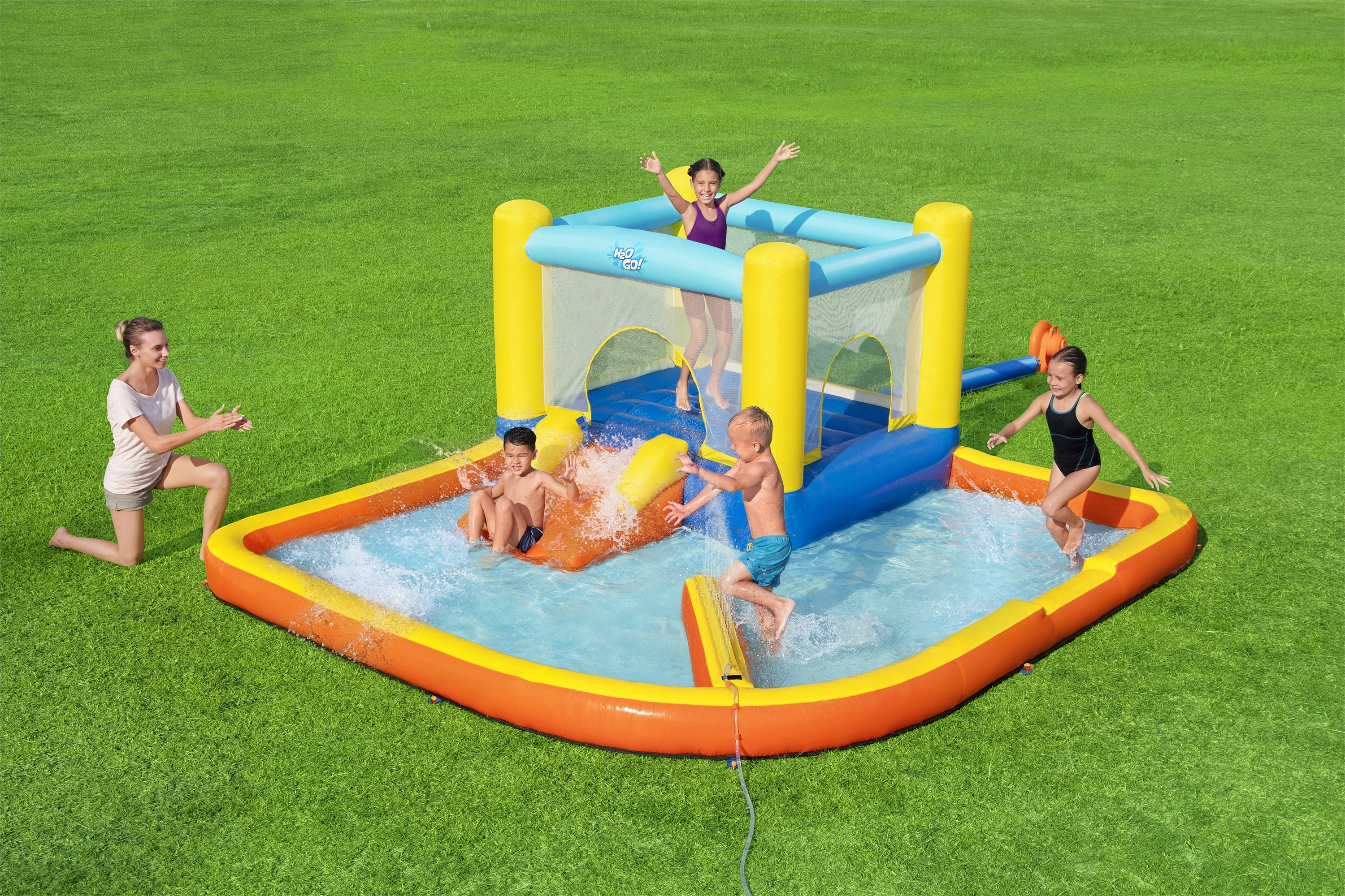 عکس پارک آبی بادی بزرگ H2OGO! Beach Bounce™ برای کودکان 1.52 متر
