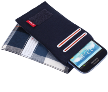 Golla Geordi mobile phone case Wallet case Grey, Navy – image 3