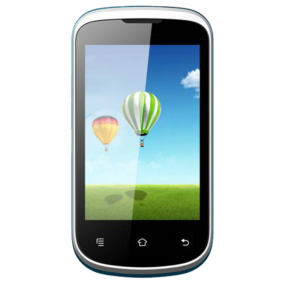 Haier Phone W701 8.89 cm (3.5") Dual SIM Android 4.2 3G 0.5 GB 4 GB 1100 mAh Blue, White – image 1