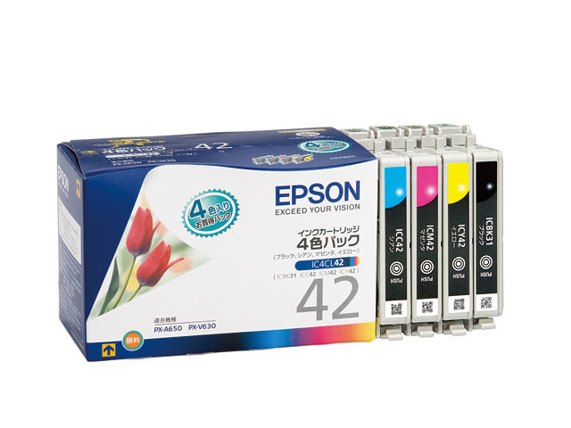 Epson IC4CL42 ink cartridge Original Black, Cyan, Magenta, Yellow