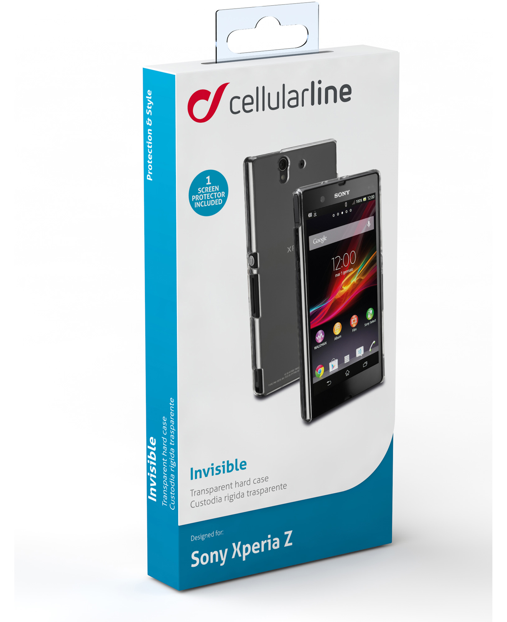 Cellularline Invisible Xperia Z- Transparent – image 2