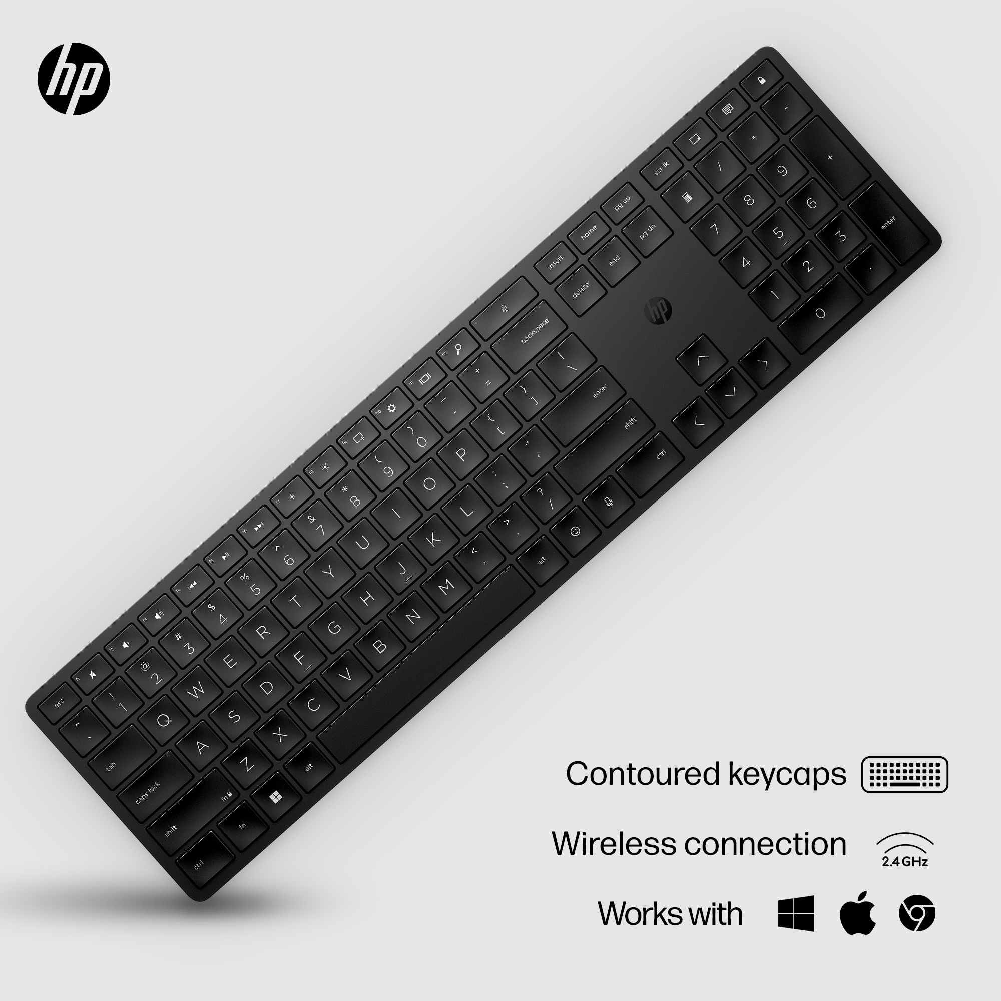 HP 450 BLK Programmable Wireless Keyboard – image 3