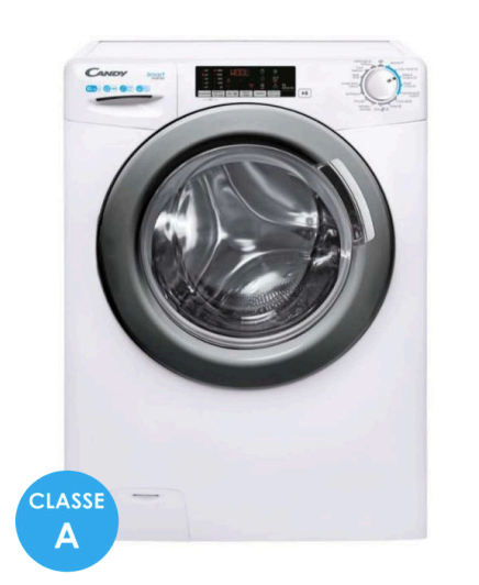 Candy Smart Inverter CSWS4106TWMRE/FR washer dryer Freestanding Front-load White – image 1