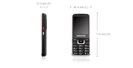 Samsung C3060 5.59 cm (2.2") 95 g Gold – image 3