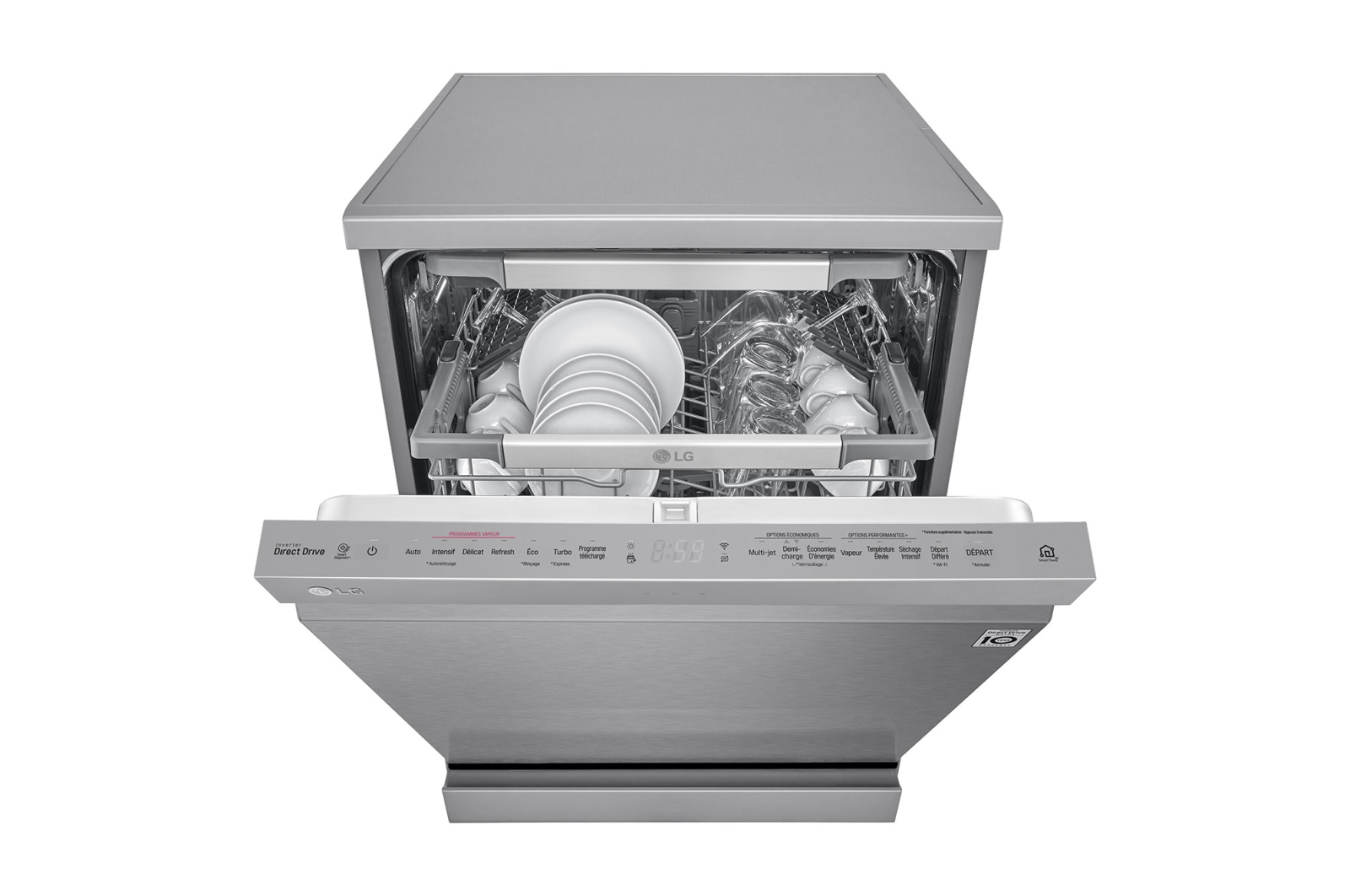 LG DF415HSS dishwasher Semi built-in 14 place settings – image 8