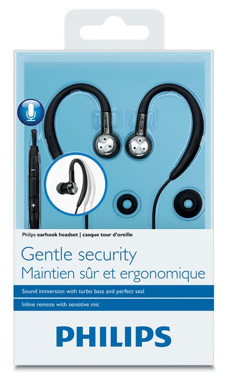 Philips SHH8006/28 headphones/headset Wired Ear-hook Black – image 2