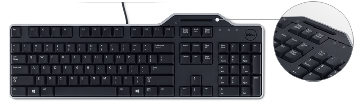 Dell KB-813 keyboard Office USB QWERTY Finnish, Swedish Black – image 2