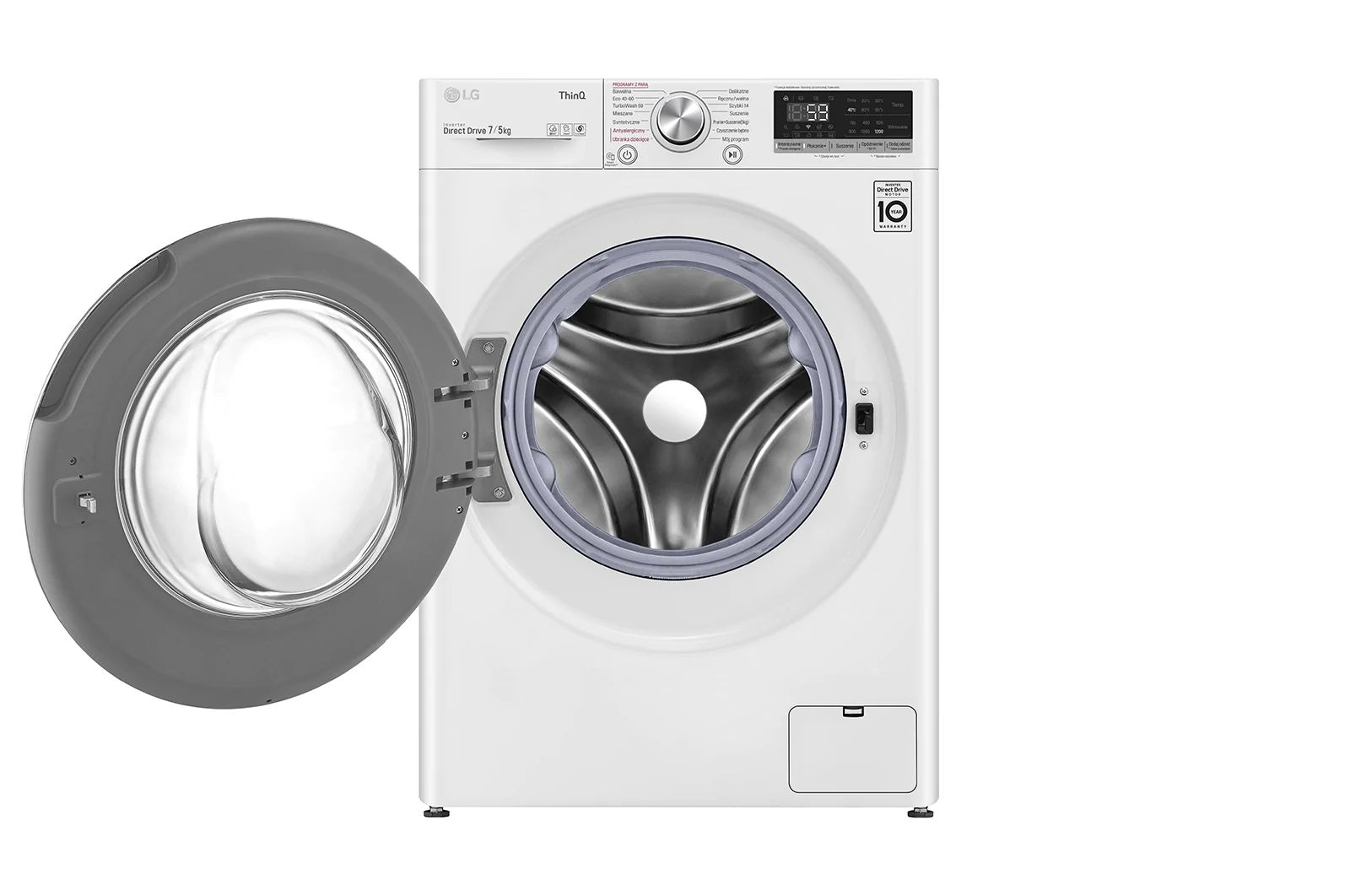 LG F2DV5S7S1E washer dryer Freestanding Front-load White – image 2