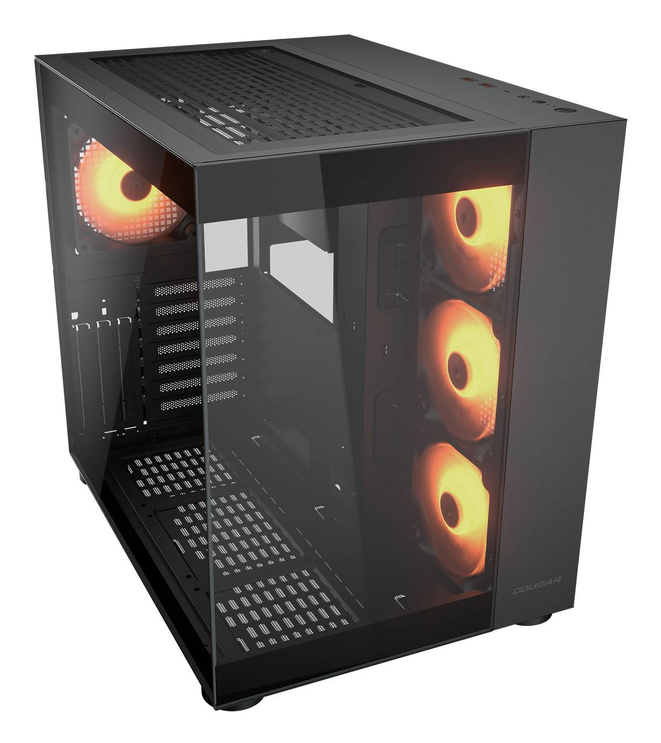 COUGAR Midi Tower Case, FV150 ARGB, Black image 2