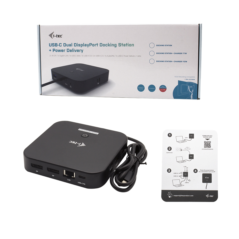 i-tec USB-C Dual Display Docking Station with Power Delivery – image 8
