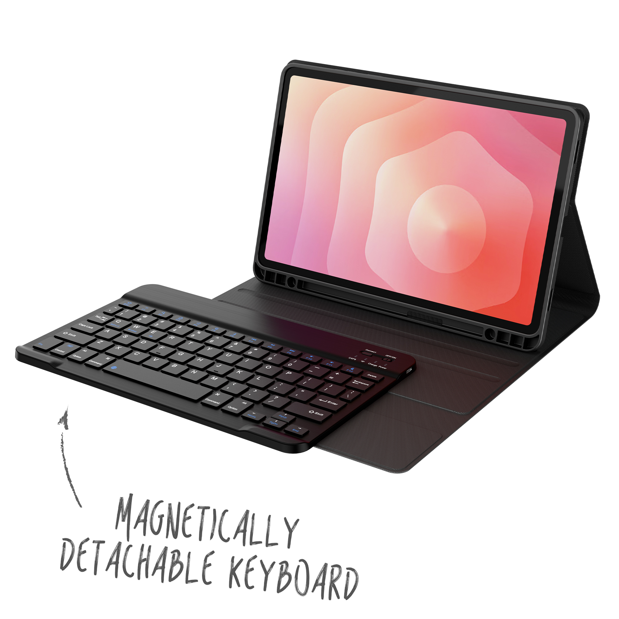 Accezz SH00091476 mobile device keyboard QWERTY Dutch Bluetooth Black – image 3