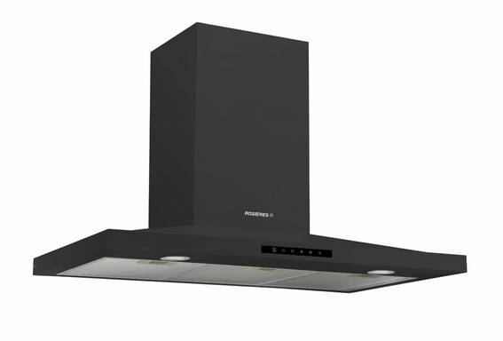 Rosieres RHP97000/1LPN cooker hood Wall-mounted Black 609.3 m³/h